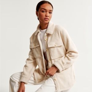 Abercrombie & Fitch Sherpa Shirt Jacket